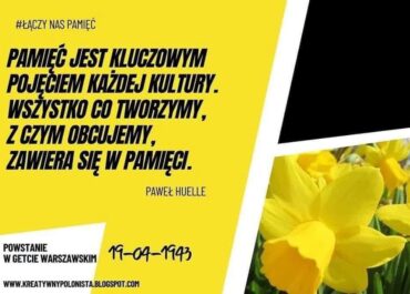 Rocznica powstania w getcie warszawskim.